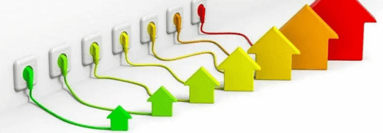 homes plugged into power source