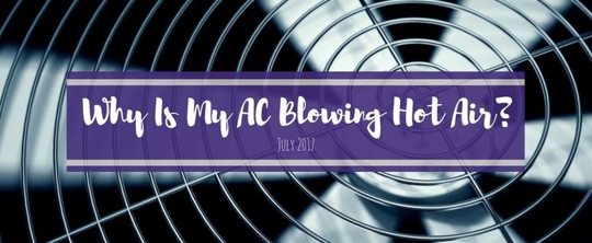 why is my ac blowing hot air?