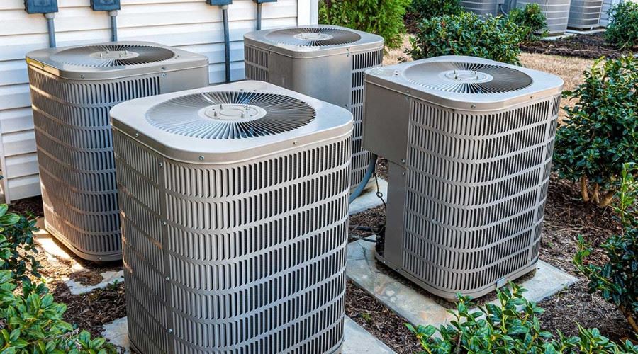 4 hvac units