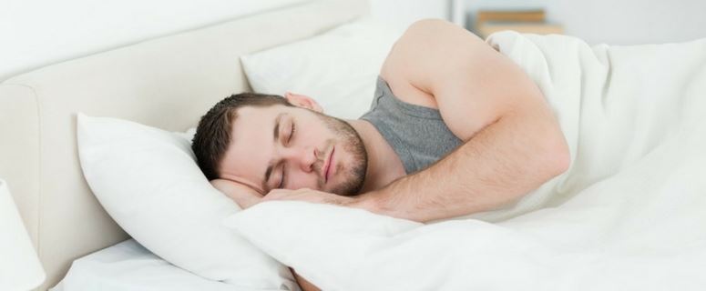 man sleeping
